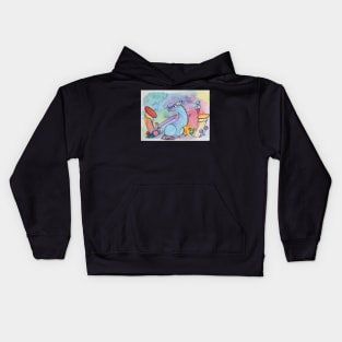 Rainbow Dragon :: Dragons and Dinosaurs Kids Hoodie